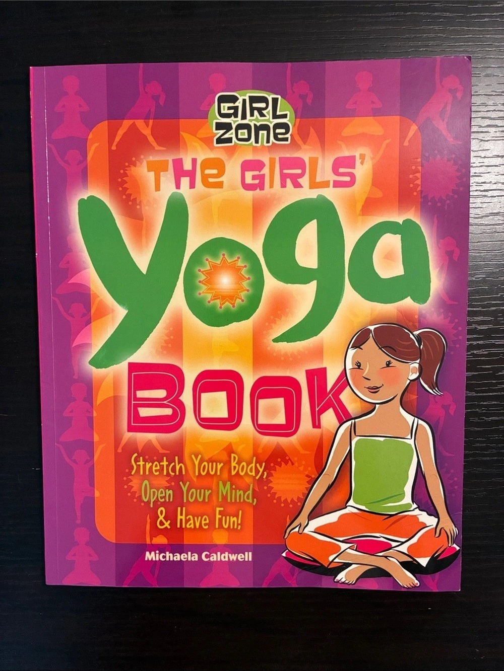 Girl Zone The Girls' Yoga Book Yoga Activity Book Pink & Green
